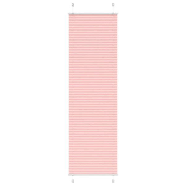 vidaXL Store plissé rose 55x200 cm largeur du tissu 54 4 cm polyester