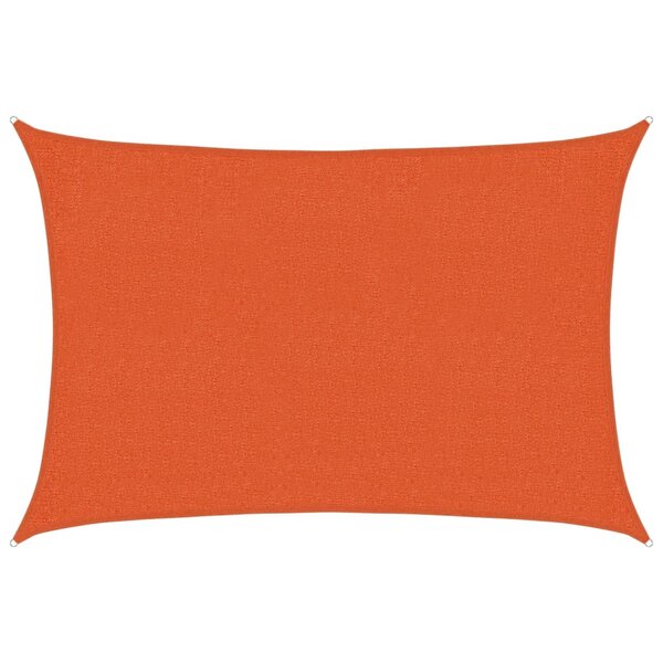 vidaXL Voile d'ombrage 160 g/m² Orange 2x3 m PEHD