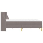 vidaXL Cadre de lit avec matelas 2 pc Housse amovible