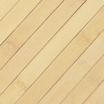 vidaXL Tapis rectangulaire naturel clair 100x100 cm bambou