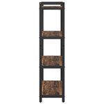 vidaXL Bibliothèque Bois ancien 80 x 30 x 118 cm Panneau de particules