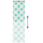 vidaXL Store enrouleur de douche avec cassette largeur du tissu 66 cm