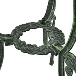 vidaXL Ensemble de bistro 3 Pièces Aluminium coulé Vert
