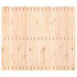 vidaXL Tête de lit murale 127 5x3x110 cm Bois massif de pin