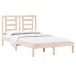 vidaXL Cadre de lit sans matelas 120x200 cm bois de pin massif