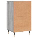 vidaXL Buffet sonoma gris 40x35x70 cm bois d'ingénierie