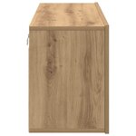 vidaXL Meuble TV mural chêne artisanal 100x30x41 cm