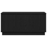 vidaXL Meuble TV Noir 100x38x49 cm Bois d'ingénierie