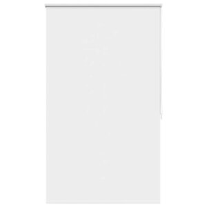 vidaXL Store enrouleur occultant 124 4 x 175 cm  largeur du tissu 120 cm  blanc