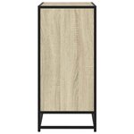 vidaXL Buffet chêne sonoma 68x35x76 cm bois d'ingénierie et métal