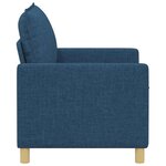 vidaXL Canapé Bleu 126 x 81 x 87 5 cm Tissu
