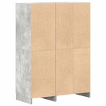 vidaXL Ensemble d'armoires de cuisine 2 Pièces gris béton bois ingénierie