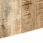 vidaXL Tête de lit 120 cm bois de manguier brut massif