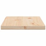 vidaXL Dessus de table 2 Pièces 60x30x2 5cm rectangulaire bois pin massif