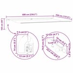 vidaXL Auvent Rétractable with Gris clair 600 × 350 cm tissu