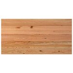 vidaXL Table à manger marron clair bois de chêne massif rectangulaire