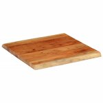 vidaXL Dessus de table 60x60x3 8 cm carré bois massif d'acacia