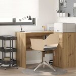 vidaXL Bureau chêne artisanal 102 x 50 x 75 cm Bois d'ingénierie