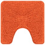 Tapis de bain U-Shaped Gris foncé 50x50 cm Polypropylène Antidérapant