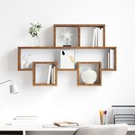 vidaXL Étagère Murale Bois ancien 82 x 15 x 51 cm Bois d'ingénierie