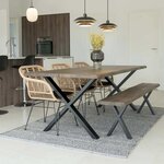 2 Fauteuils en polyrotin TRIESTE