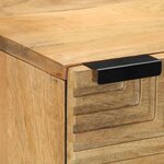 vidaXL Buffet marron 40x33x110 cm bois de manguier massif
