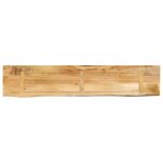 vidaXL Dessus de table 140x20x3 8cm bord vif bois massif manguier brut