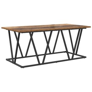 vidaXL Table basse Bois Ancien 100 x 50 x 40 cm