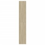 vidaXL Armoire à chaussures chêne sonoma 60x21x125 5cm bois ingénierie