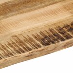 vidaXL Dessus de table bord vivant 120x40x3 8 cm bois de manguier brut