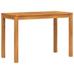 vidaXL Ensemble de salle à manger pour jardin 3 Pièces Marron
