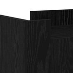 vidaXL Buffet Chêne noir 45x35x75 cm Bois d'ingénierie