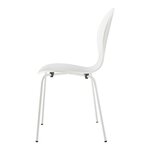 Lot de 4 chaises de salle à manger 85 x 48 x 50 cm moderne design robuste blanc 03_0009816