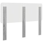 vidaXL Tête de lit Gris Sonoma 150 cm Bois d'ingénierie