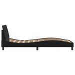 vidaXL Cadre de lit avec tête de lit Noir 80x200 cm Velours