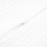 vidaXL Coussin de sommeil Uni Blanc 57 x 37 x 11 5 cm