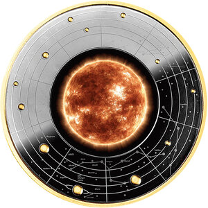Monnaie SUN LIKE STAR Life Cycle of Stars Argent 500 Francs Cameroon 2026 (PRÉCOMMANDE)