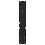 vidaXL Pieds de table basse en forme de V 2 pièces Noir 28 x (42-43 3) cm Acier