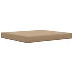 vidaXL Coussin de canapé d'extérieur 2 Pièces Taupe Polyester
