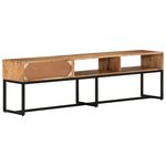 vidaXL Meuble TV 160x30x45 cm Bois d'acacia massif