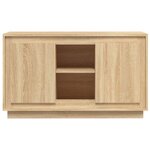 vidaXL Buffet chêne sonoma 102x35x60 cm bois d'ingénierie