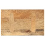 vidaXL Dessus de table 40x30x2 5 cm rectangulaire bois massif manguier