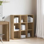 vidaXL Armoire à livres chêne artisanal 98x29x97 5 cm