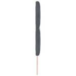vidaXL Tête de Lit LED Géométrique Gris foncé 200 cm Velours