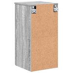 vidaXL Cabinet de salle de bain Gris Sonoma 30 x 31 5 x 61 cm