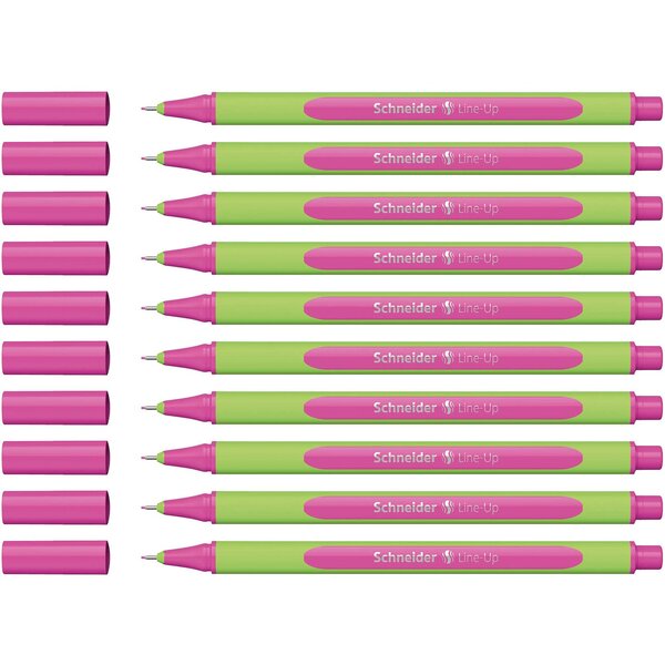 Feutre Fineliner Line-Up 04 fashion-pink x 10 SCHNEIDER