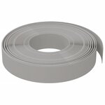 vidaXL Bordures de jardin 4 Pièces gris 10 m 10 cm polyéthylène