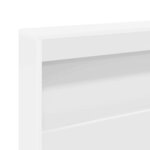 vidaXL Lit Bibliothèque Blanc 100 x 200 cm Bois d'ingénierie