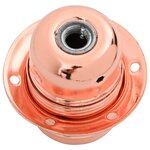 vidaXL Douilles de lampe 2 Pièces bronze or rose E27