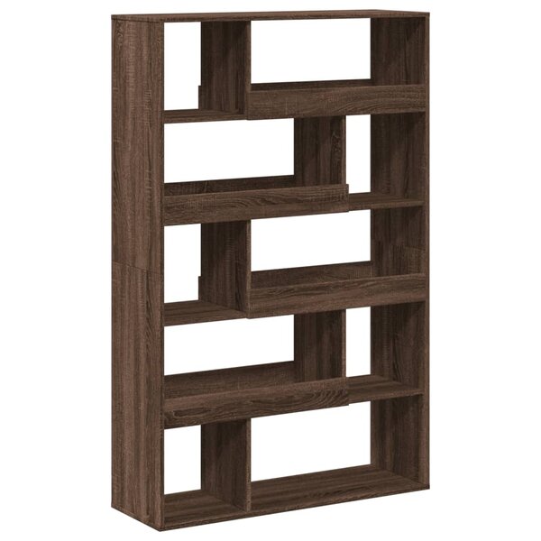 vidaXL Cloison de séparation chêne marron bois d'ingénierie